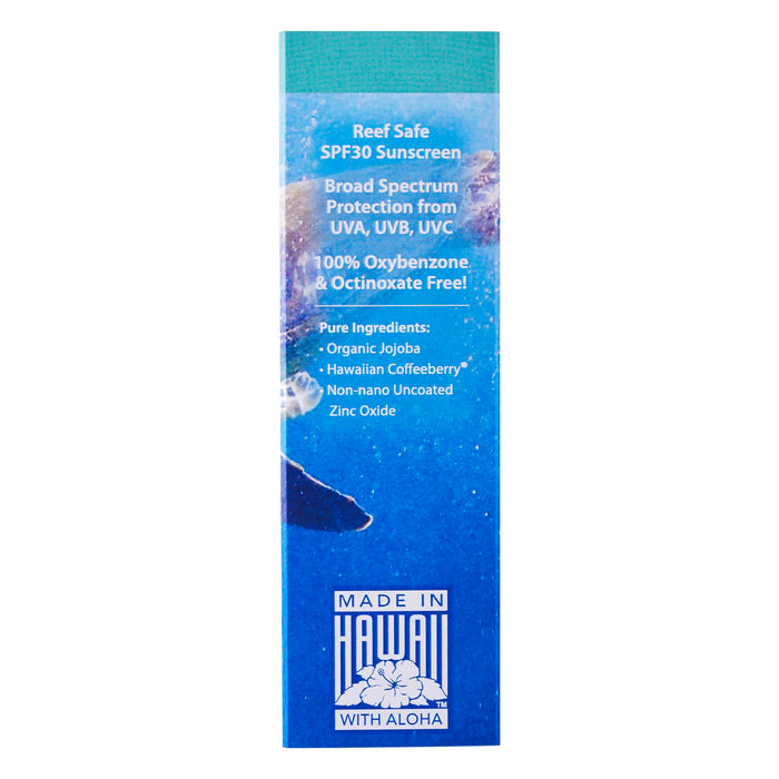 Crema solare liquida minerale Reef Safe ad ampio spettro SPF 30 con zinco e bacche di caffè (senza profumazione)